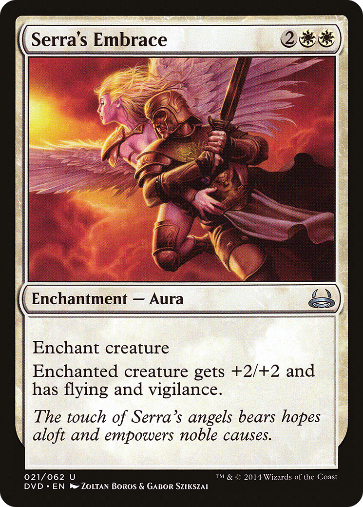 Serra's Embrace (DD3-021) [Misc] Duel Decks Anthology: Divine vs. Demonic MTG Single Wizards of the Coast