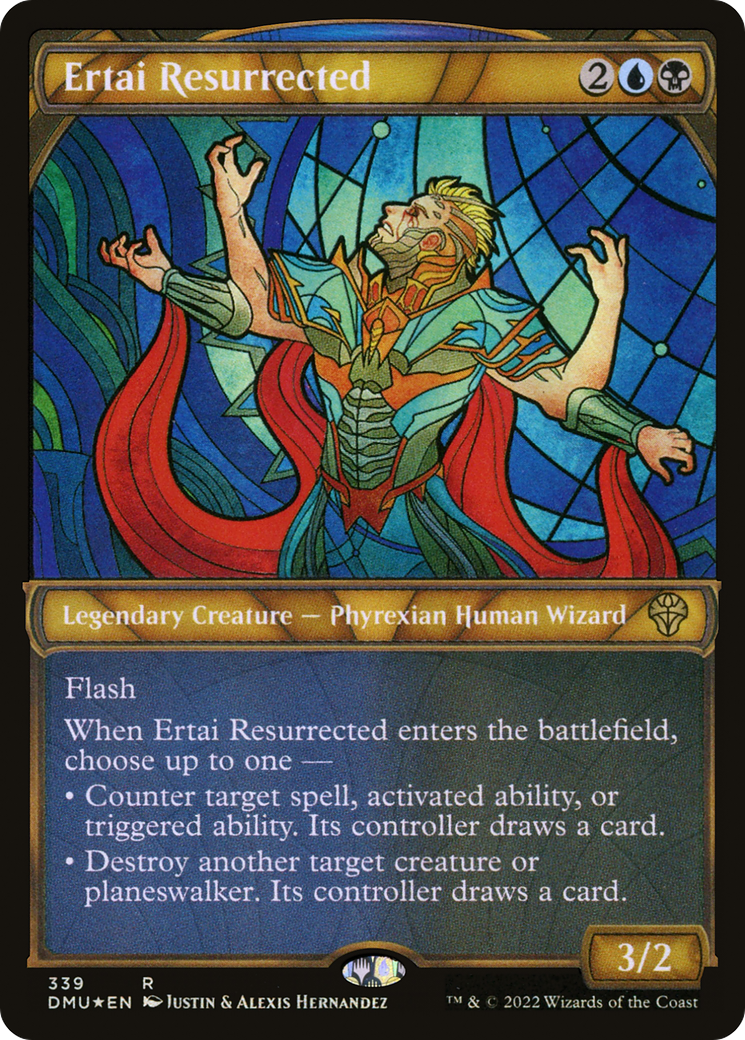 Ertai Resurrected (Textured Foil) (DMU-339) [Dominaria United] (Showcase) Foil MTG Single Wizards of the Coast