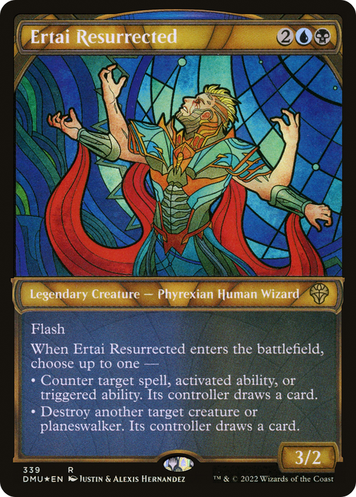 Ertai Resurrected (Textured Foil) (DMU-339) [Dominaria United] (Showcase) Foil MTG Single Wizards of the Coast