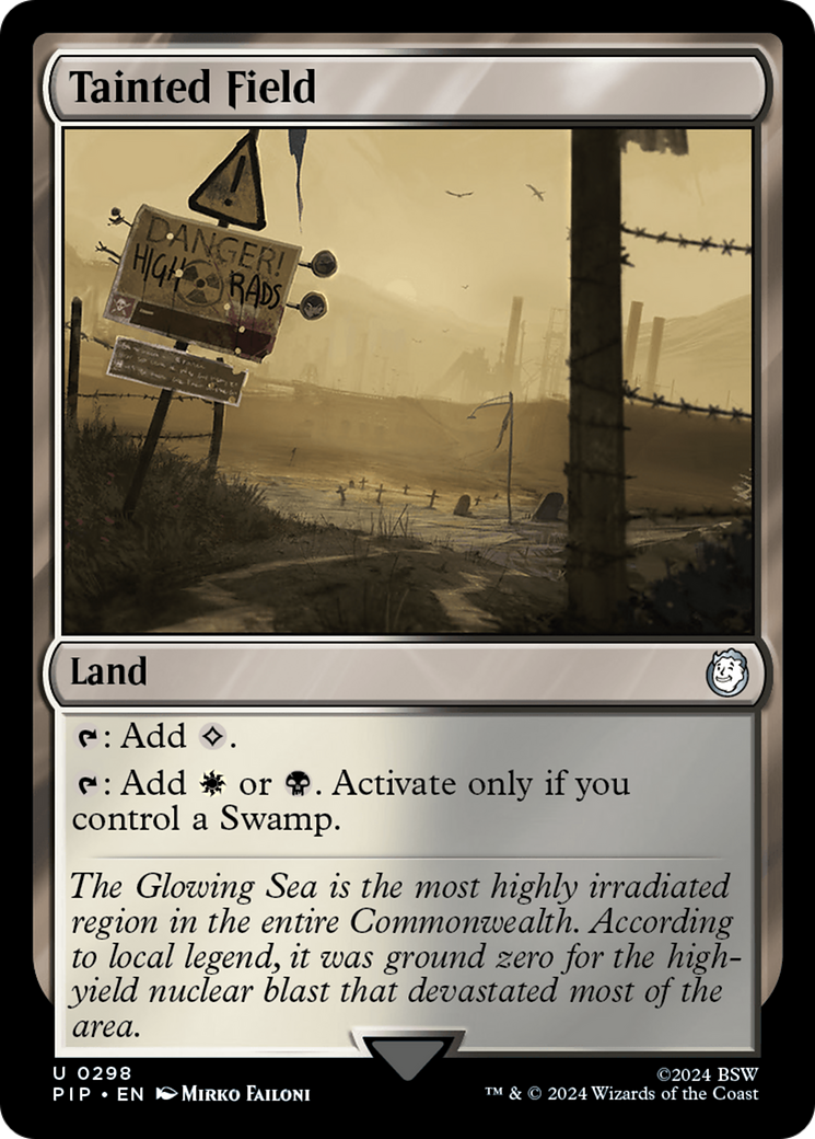 Tainted Field (PIP-298) [Fallout] Foil MTG Single Wizards of the Coast