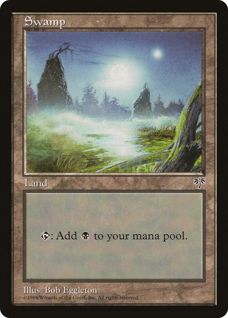 Swamp (MIR-340) [Mirage] MTG Single Wizards of the Coast