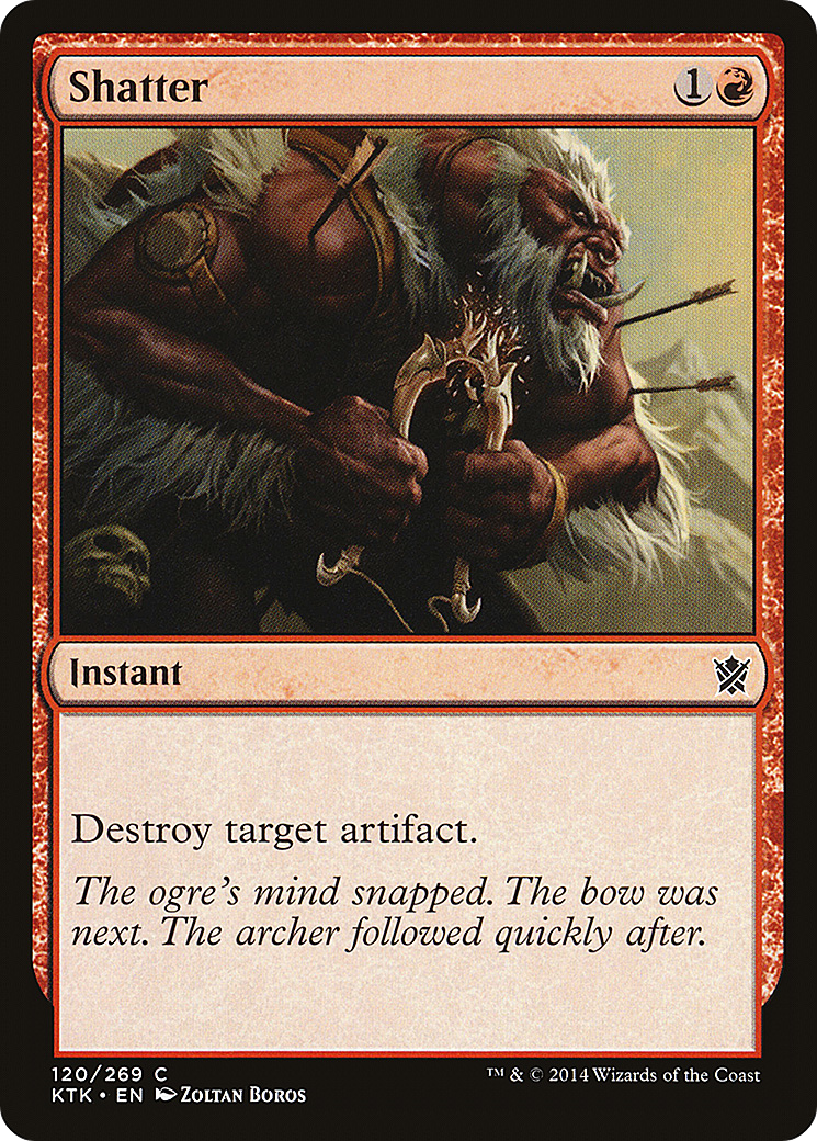 Shatter (KTK-120) [Khans of Tarkir] MTG Single Wizards of the Coast