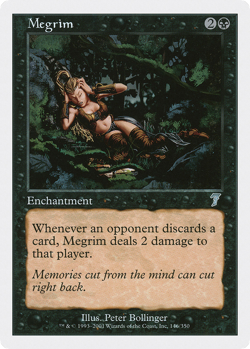 Megrim (7ED-146) [7th Edition] MTG Single Wizards of the Coast