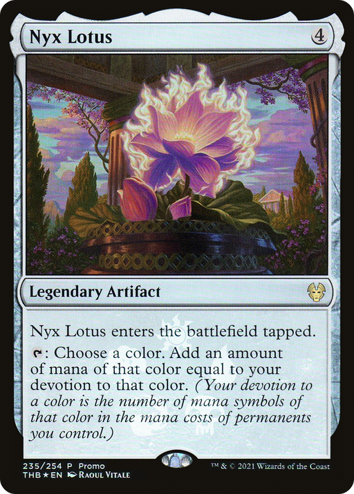 Nyx Lotus (MEDIA-235) [Theros Beyond Death Promos] Foil MTG Single Wizards of the Coast
