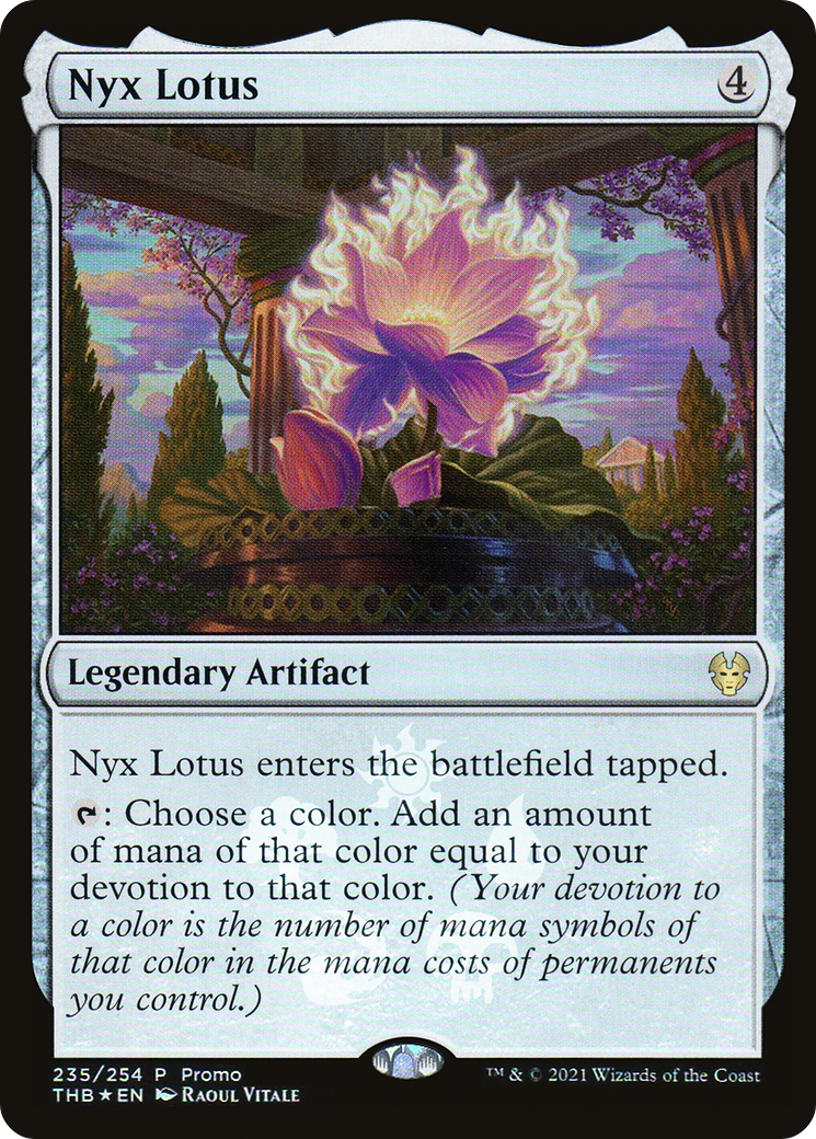 Nyx Lotus (MEDIA-235) [Theros Beyond Death Promos] Foil MTG Single Wizards of the Coast
