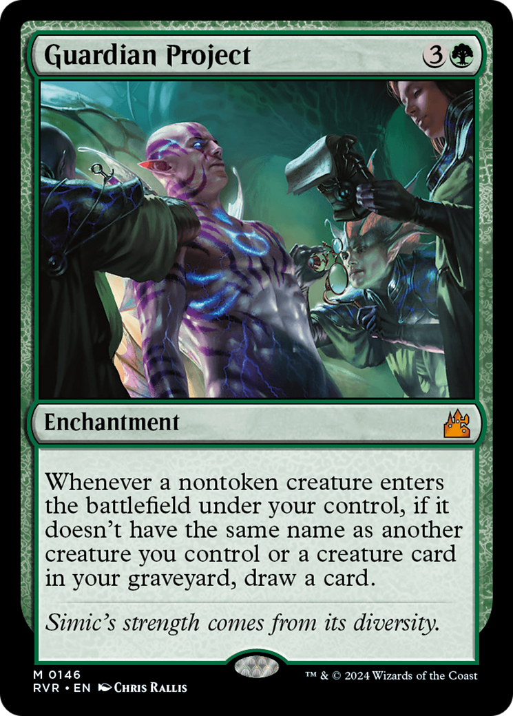 Guardian Project (RVR-146) [Ravnica Remastered] Foil MTG Single Wizards of the Coast
