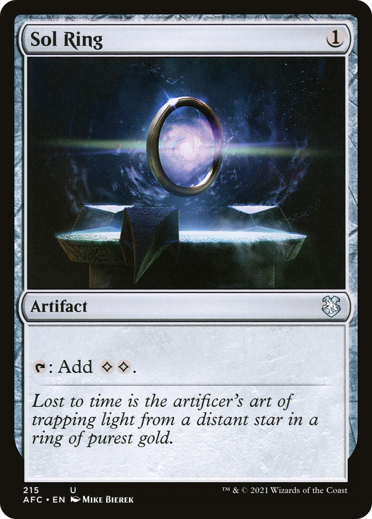 Sol Ring (AFC-215) [Forgotten Realms Commander] MTG Single Wizards of the Coast