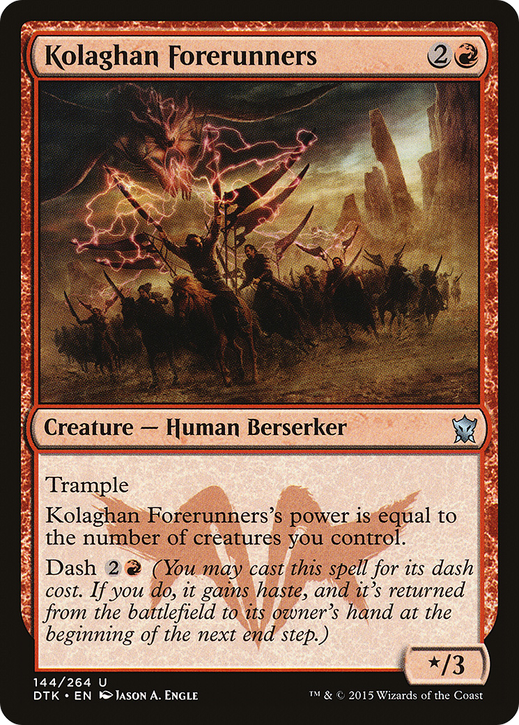 Kolaghan Forerunners (DTK-144) [Dragons of Tarkir] MTG Single Wizards of the Coast