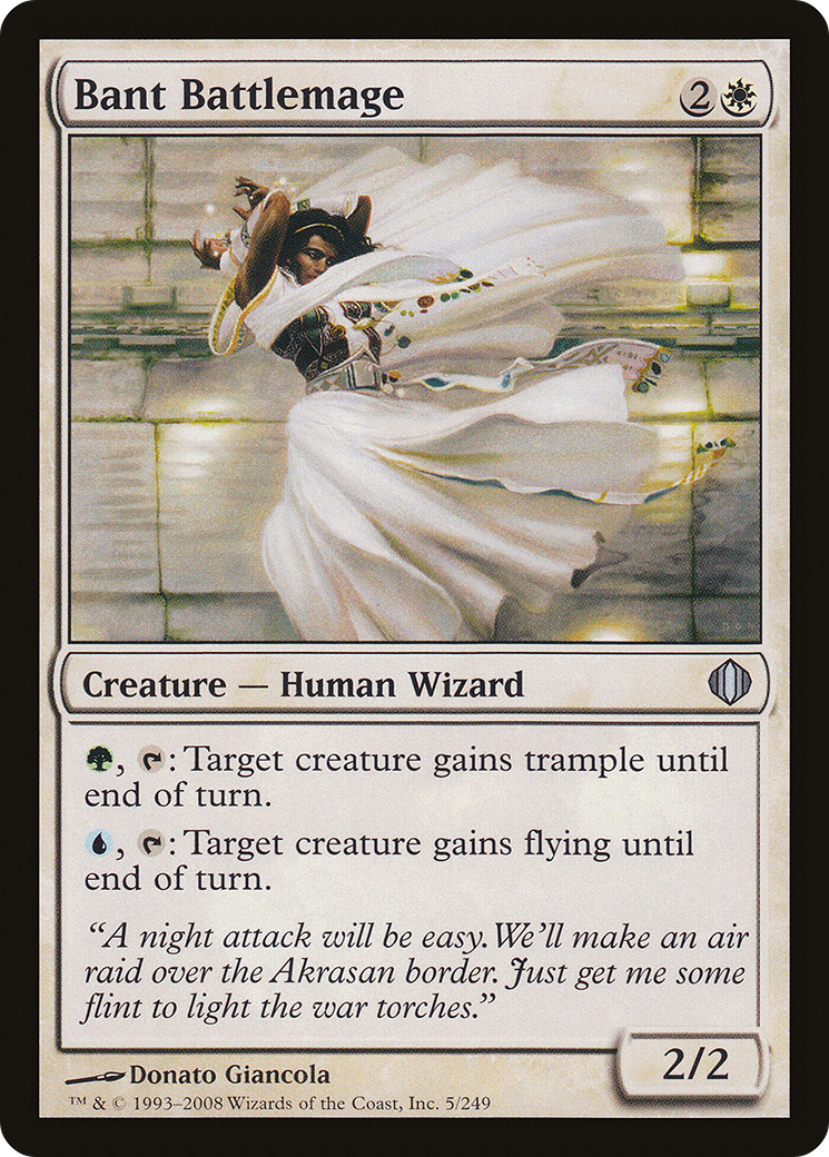 Bant Battlemage (ALA-005) [Shards of Alara] MTG Single Wizards of the Coast