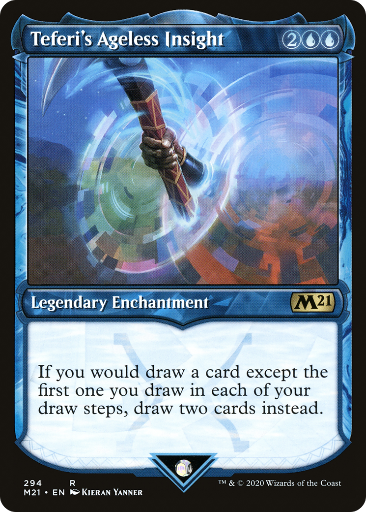 Teferi's Ageless Insight (M21-294) [Core Set 2021] (Showcase) MTG Single Wizards of the Coast