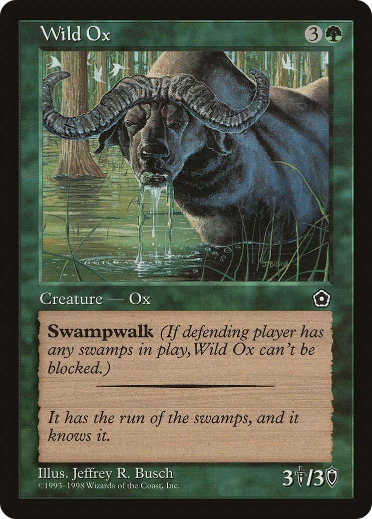 Wild Ox (P02-) [Misc] Portal Second Age MTG Single Wizards of the Coast