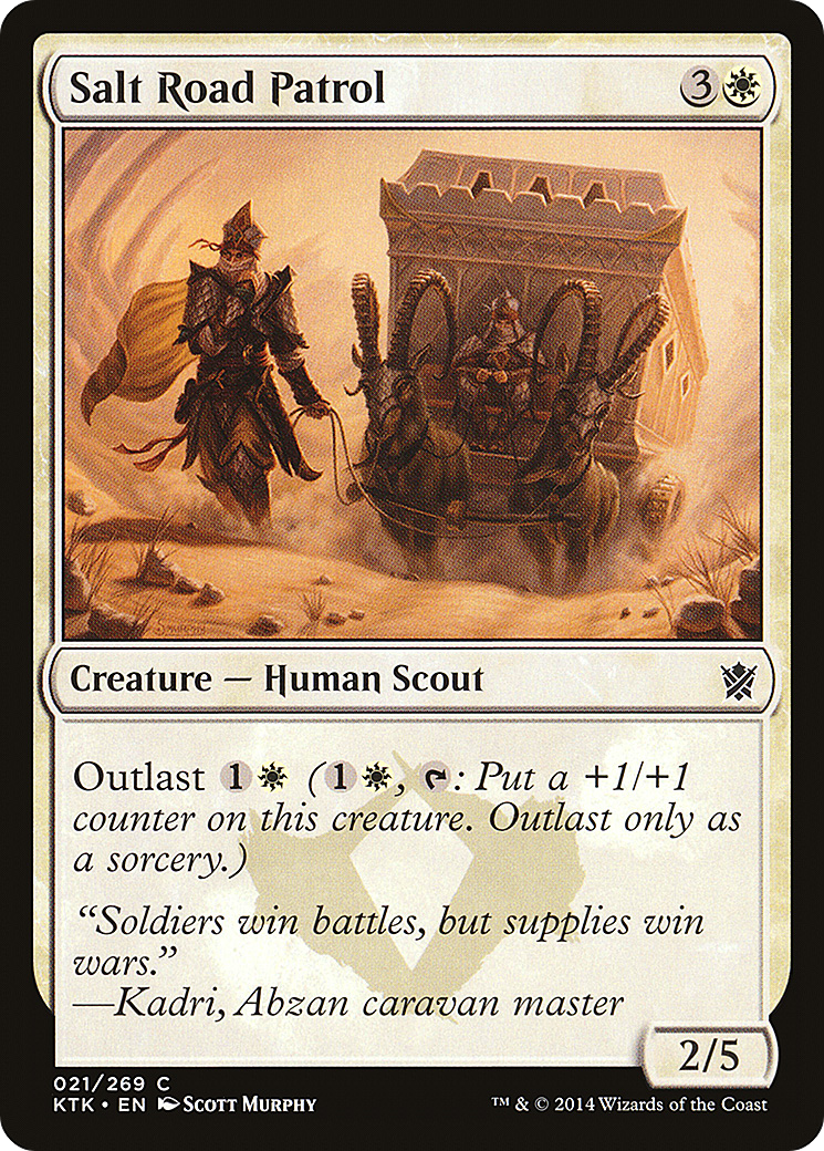 Salt Road Patrol (KTK-021) [Khans of Tarkir] Foil MTG Single Wizards of the Coast