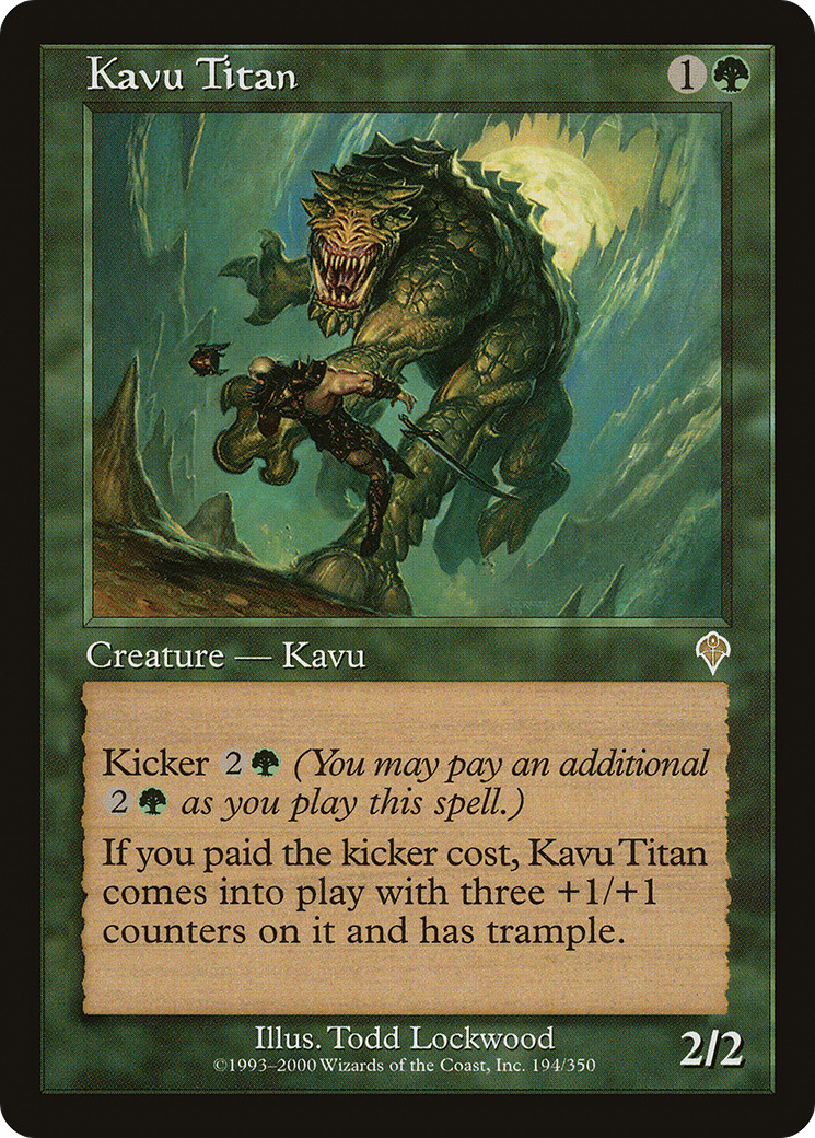 Kavu Titan (INV-194) [Invasion] MTG Single Wizards of the Coast