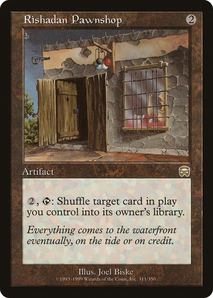 Rishadan Pawnshop (MMQ-311) [Mercadian Masques] MTG Single Wizards of the Coast
