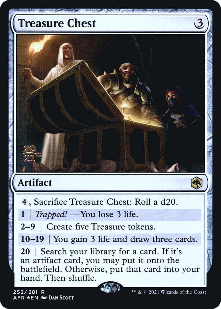 Treasure Chest (PRE-252) [Adventures in the Forgotten Realms Promos] Foil MTG Single Wizards of the Coast