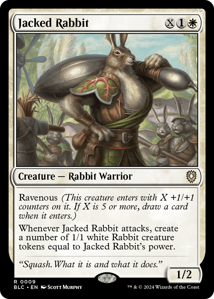 Jacked Rabbit (BLC-009) [Bloomburrow Commander] MTG Single Wizards of the Coast