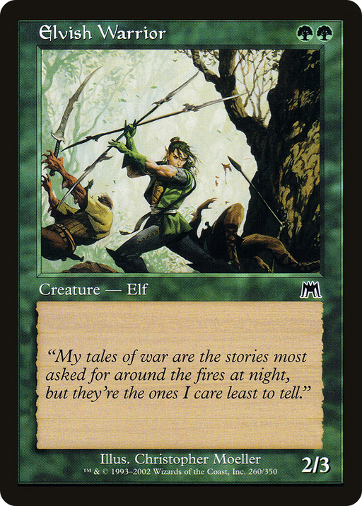 Elvish Warrior (ONS-260) [Onslaught] MTG Single Wizards of the Coast
