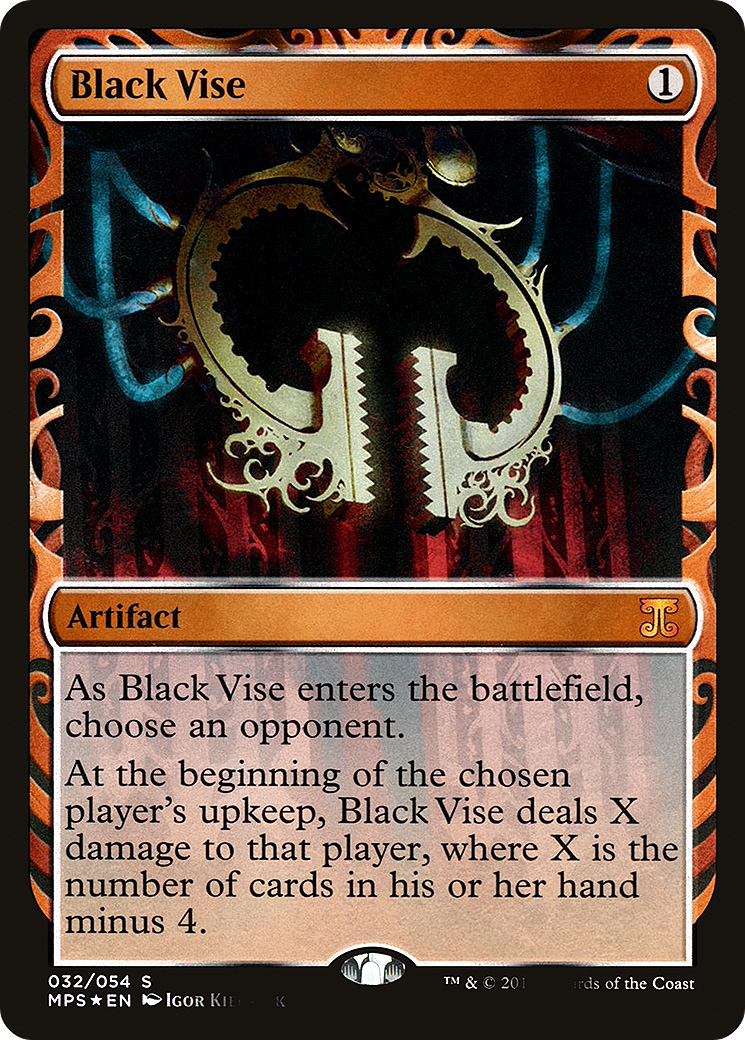 Black Vise (MPS-032) [Kaladesh Inventions] Foil MTG Single Wizards of the Coast