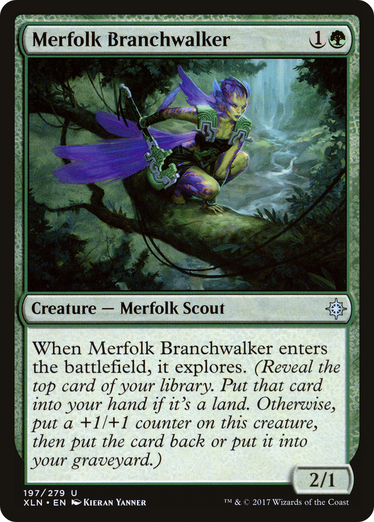 Merfolk Branchwalker (XLN-197) [Ixalan] Foil MTG Single Wizards of the Coast