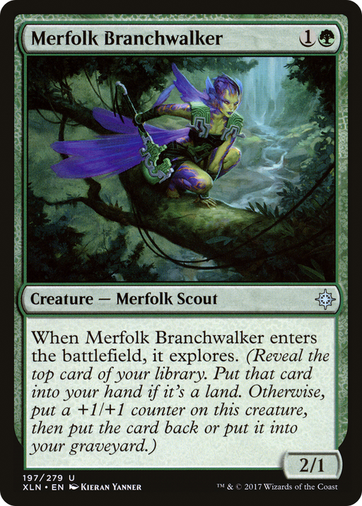 Merfolk Branchwalker (XLN-197) [Ixalan] Foil MTG Single Wizards of the Coast