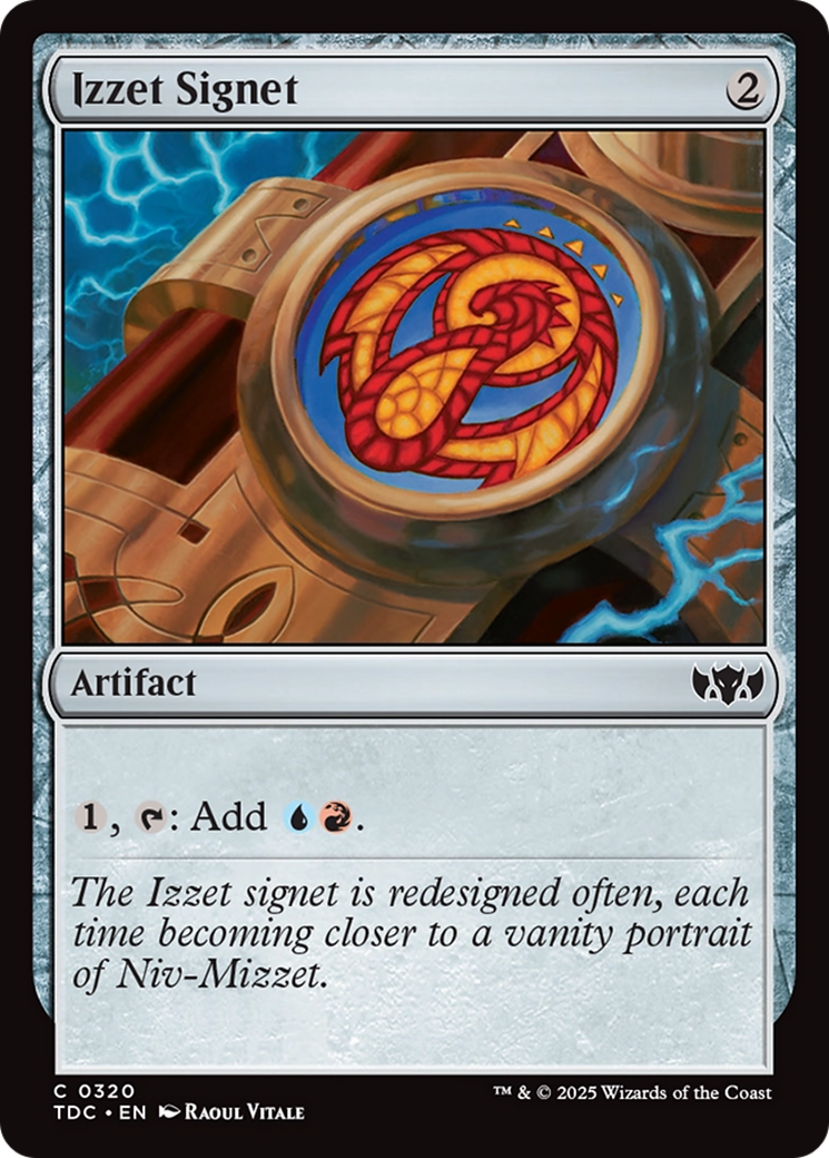 Izzet Signet (TDC-320) [Commander: Tarkir: Dragonstorm] MTG Single Wizards of the Coast