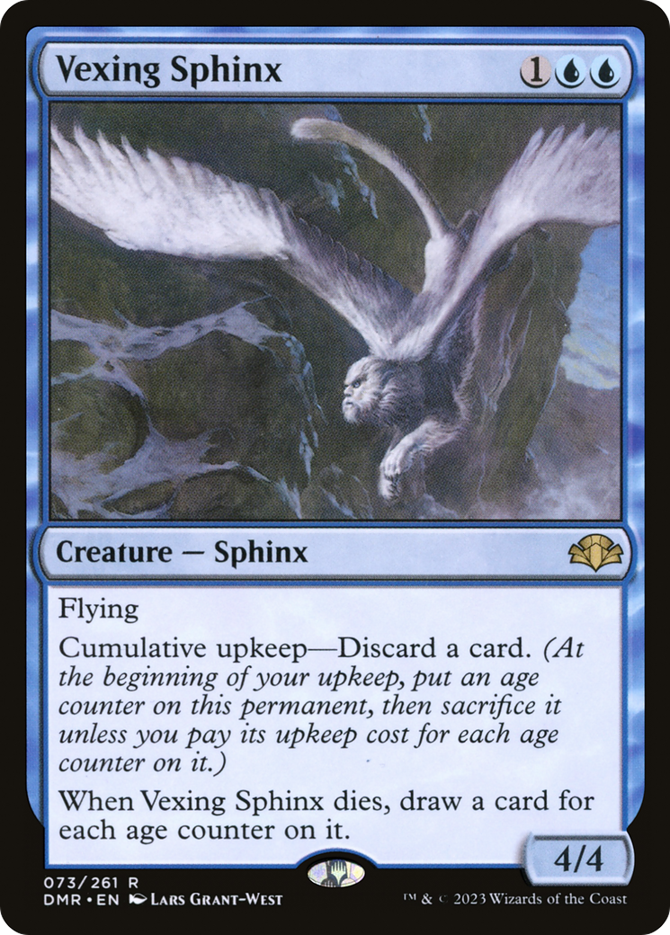 Vexing Sphinx (DMR-073) [Dominaria Remastered] MTG Single Wizards of the Coast