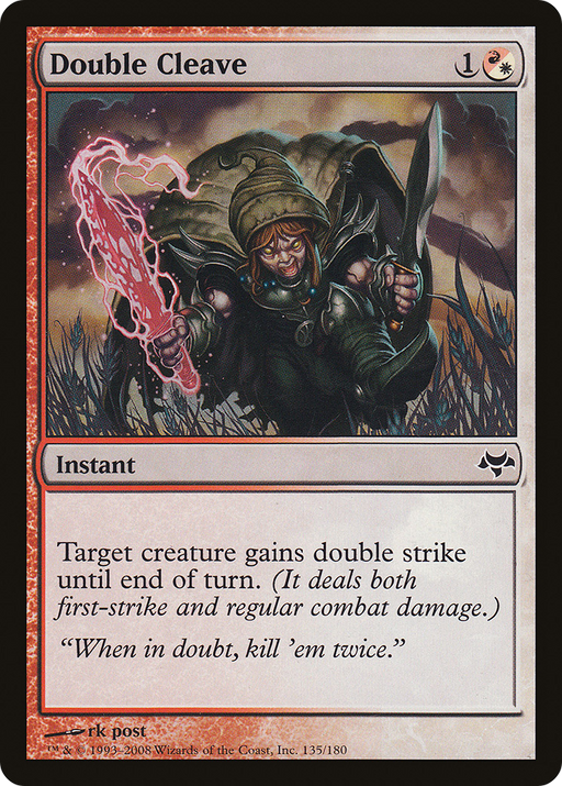 Double Cleave (EVE-135) [Eventide] Foil MTG Single Wizards of the Coast