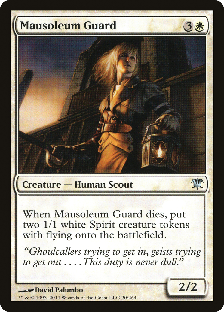 Mausoleum Guard [Innistrad] MTG Single Magic: The Gathering