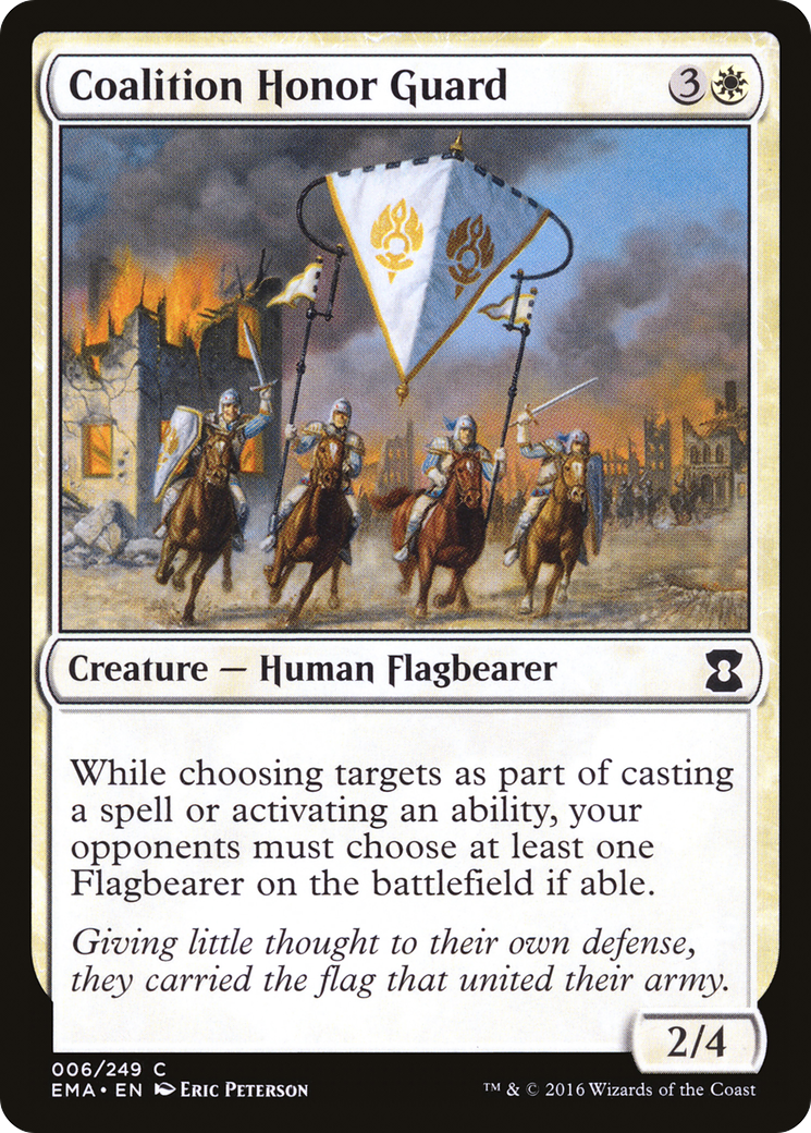 Coalition Honor Guard (EMA-006) [Eternal Masters] Foil MTG Single Wizards of the Coast