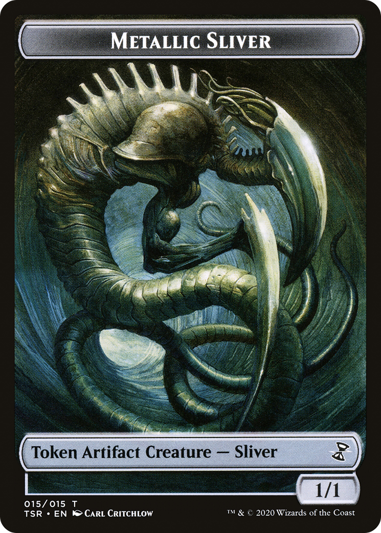 Metallic Sliver (TTSR-015) [Tokens] Time Spiral Remastered Tokens MTG Single Wizards of the Coast