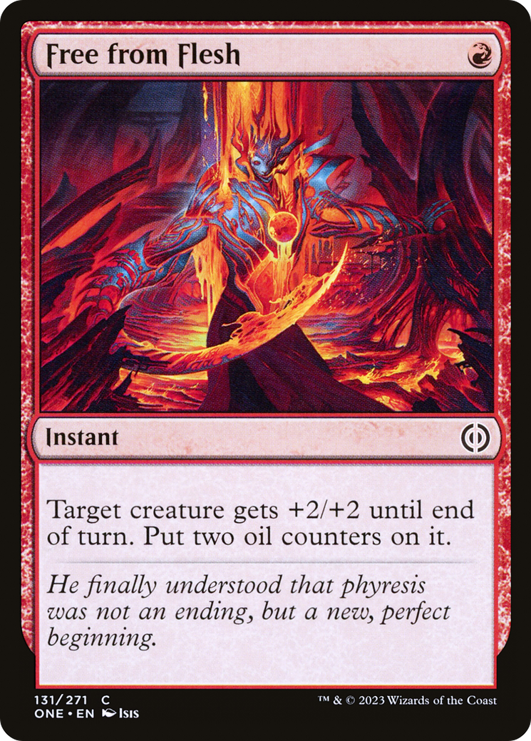 Free from Flesh (ONE-131) [Phyrexia: All Will Be One] MTG Single Wizards of the Coast