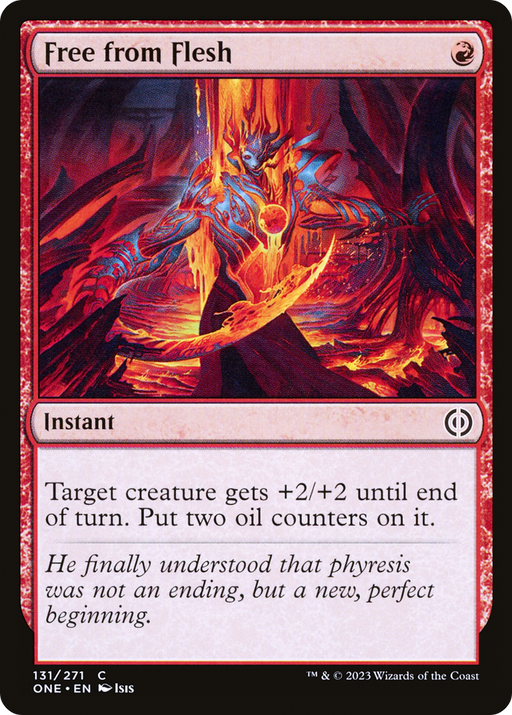 Free from Flesh (ONE-131) [Phyrexia: All Will Be One] MTG Single Wizards of the Coast