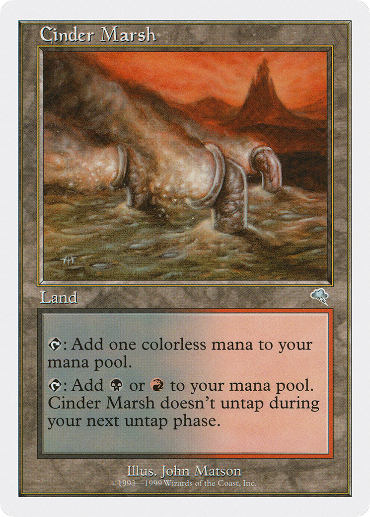 Cinder Marsh (BRB-013) [Misc] Battle Royale Box Set MTG Single Wizards of the Coast