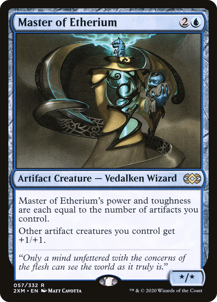 Master of Etherium (2XM-057) [Double Masters] Foil MTG Single Wizards of the Coast
