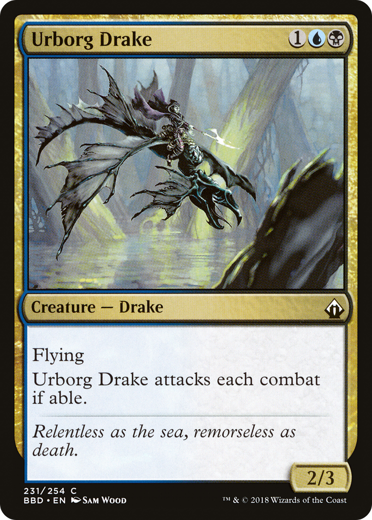 Urborg Drake (BBD-231) [Battlebond] Foil MTG Single Wizards of the Coast
