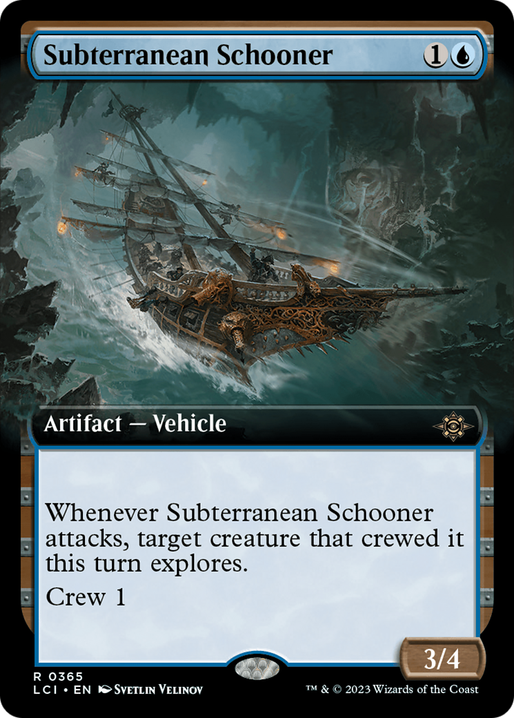 Subterranean Schooner (LCI-365) [The Lost Caverns of Ixalan] (Extended Art) MTG Single Wizards of the Coast