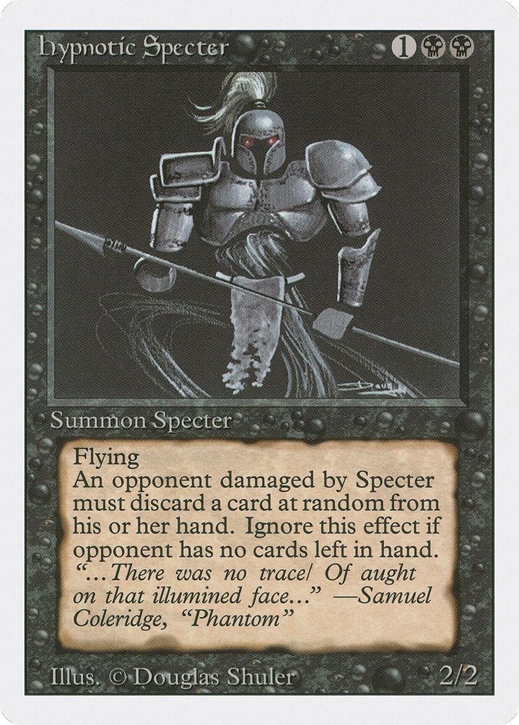 Hypnotic Specter (3ED-115) [Revised Edition] MTG Single Magic: The Gathering