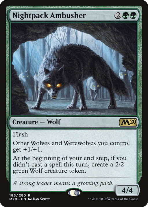 Nightpack Ambusher (M20-185) [Core Set 2020] MTG Single Wizards of the Coast