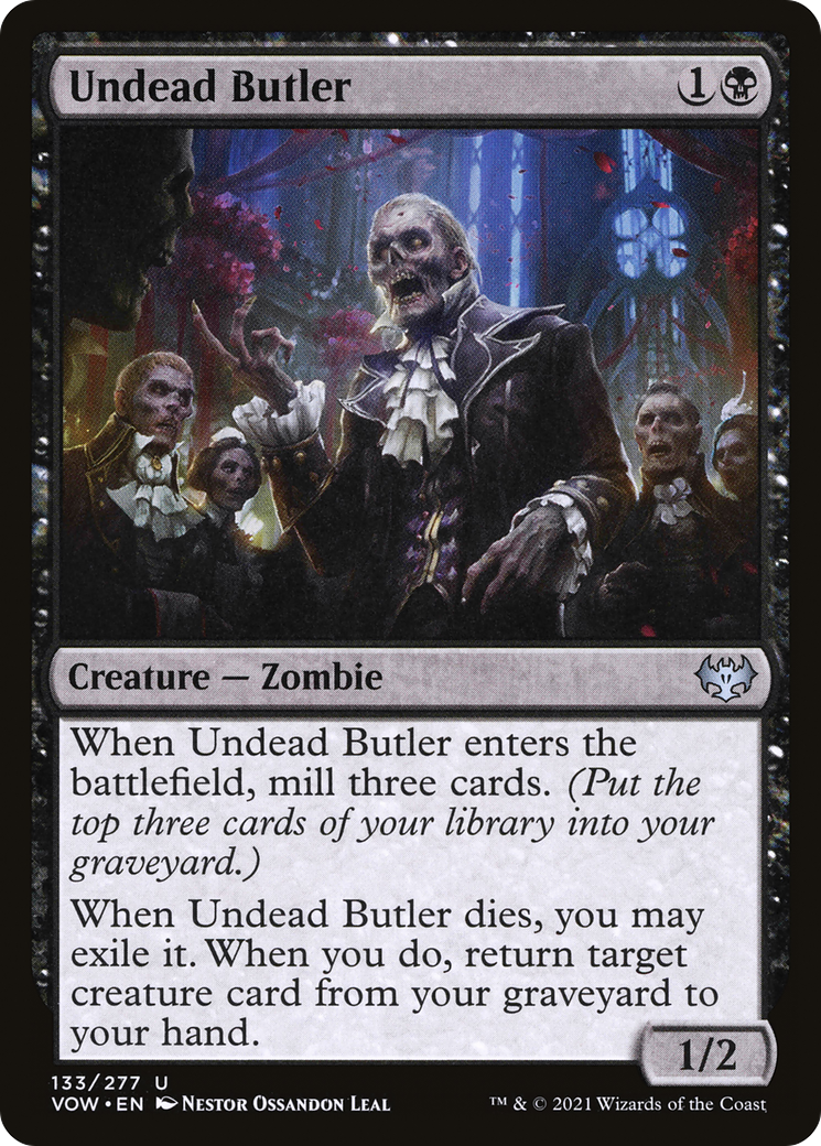 Undead Butler (VOW-133) [Innistrad: Crimson Vow] MTG Single Wizards of the Coast