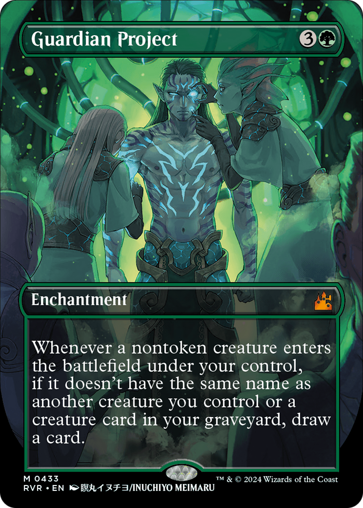 Guardian Project (Anime Borderless) (RVR-433) [Ravnica Remastered] (Borderless) MTG Single Wizards of the Coast