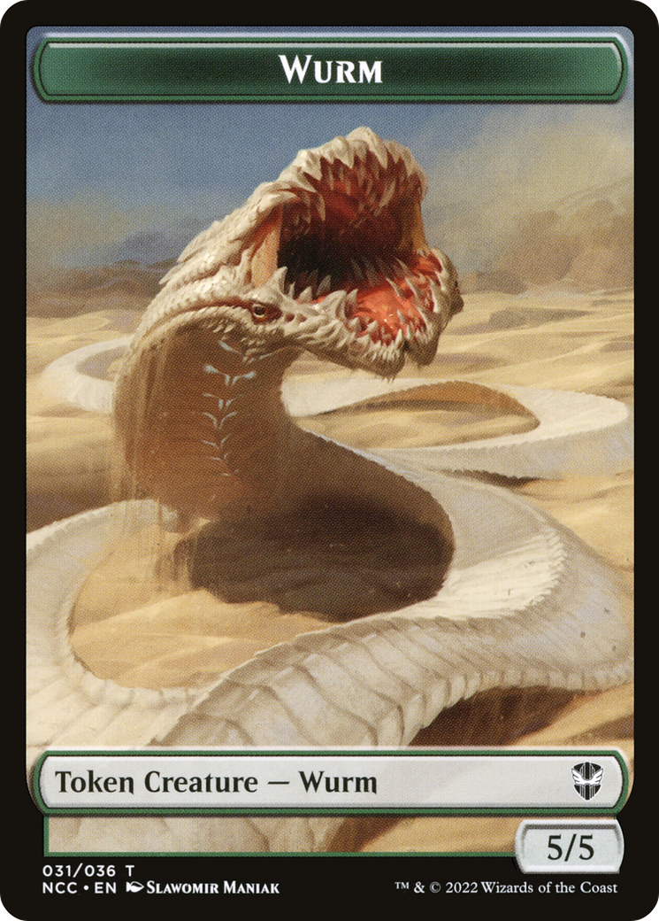 Wurm (TNCC-031) [Tokens] New Capenna Commander Tokens MTG Single Wizards of the Coast