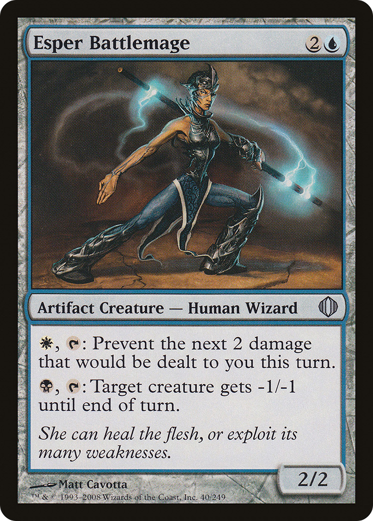 Esper Battlemage (ALA-040) [Shards of Alara] Foil MTG Single Wizards of the Coast