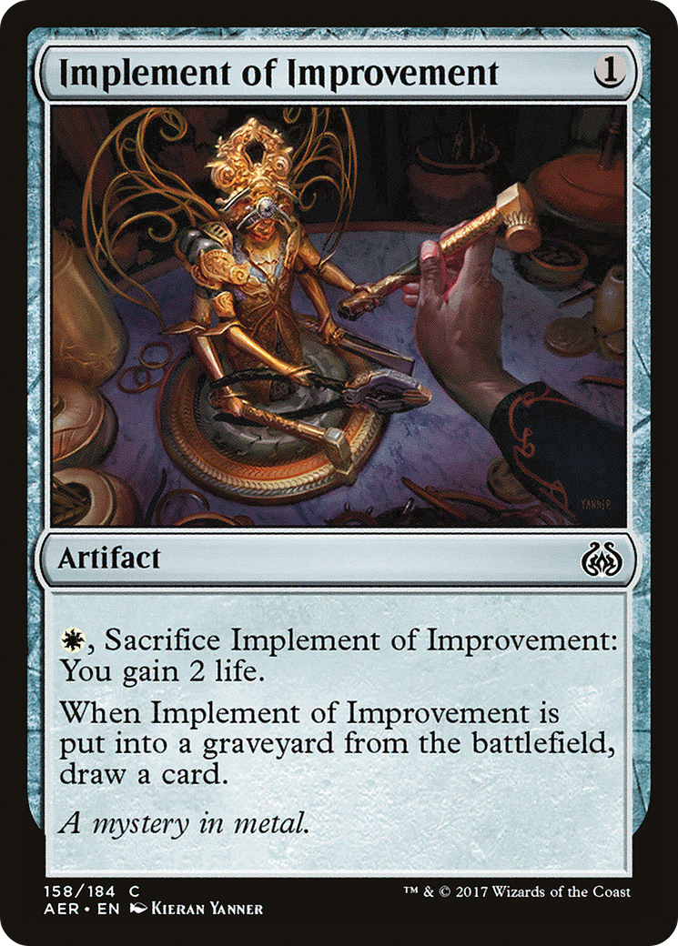 Implement of Improvement (AER-158) [Aether Revolt] MTG Single Wizards of the Coast