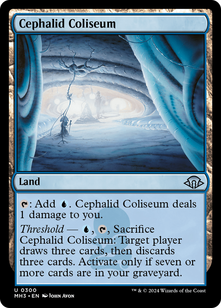 Cephalid Coliseum (MH3-300) [Modern Horizons 3] Foil MTG Single Wizards of the Coast