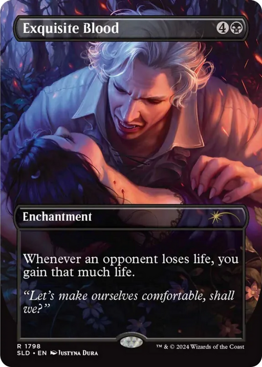 Exquisite Blood (SLD-1798) [Secret Lair Drop] (Borderless) MTG Single Wizards of the Coast