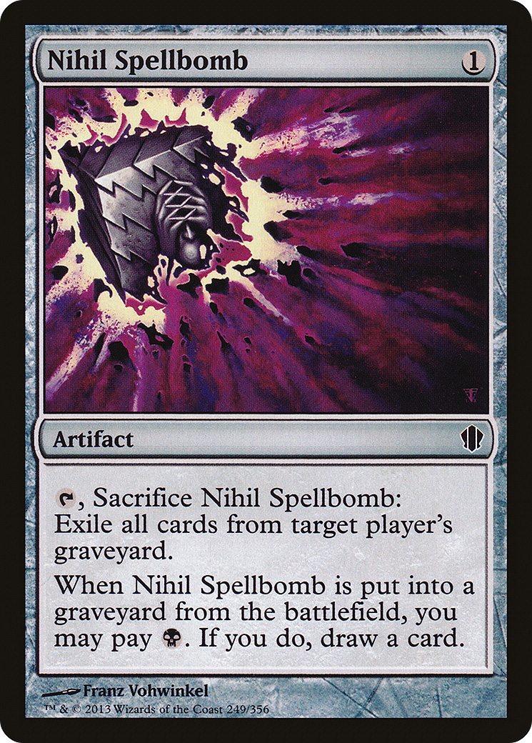 Nihil Spellbomb (C13-249) [Commander 2013] MTG Single Wizards of the Coast