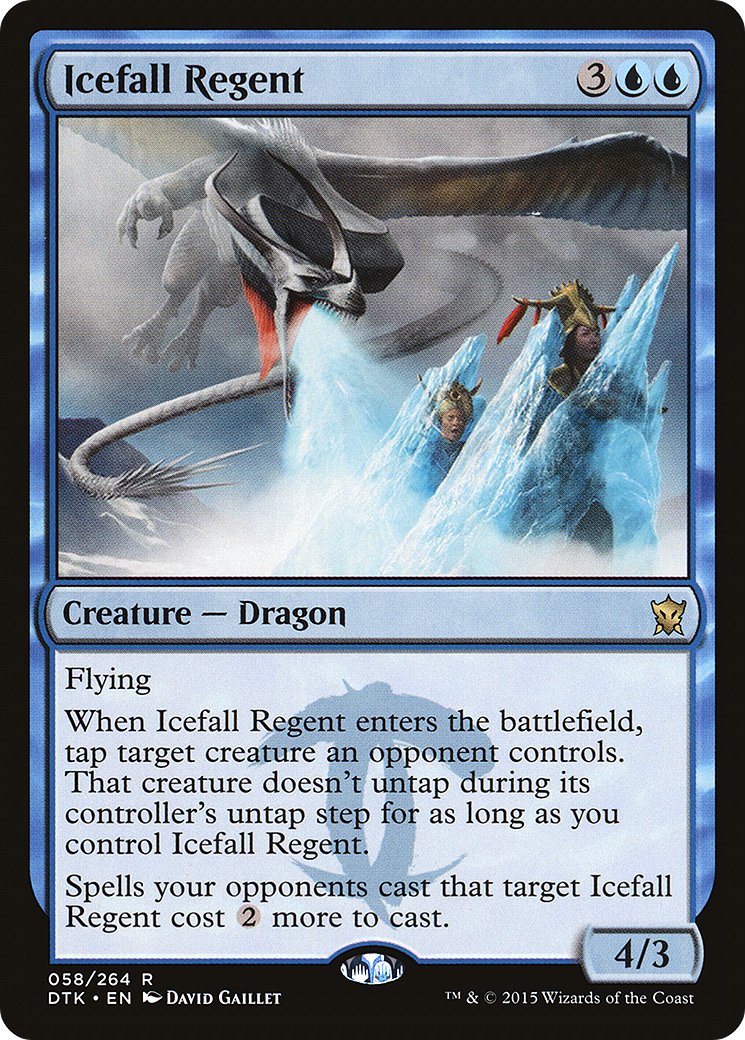 Icefall Regent (DTK-058) [Dragons of Tarkir] Foil MTG Single Wizards of the Coast