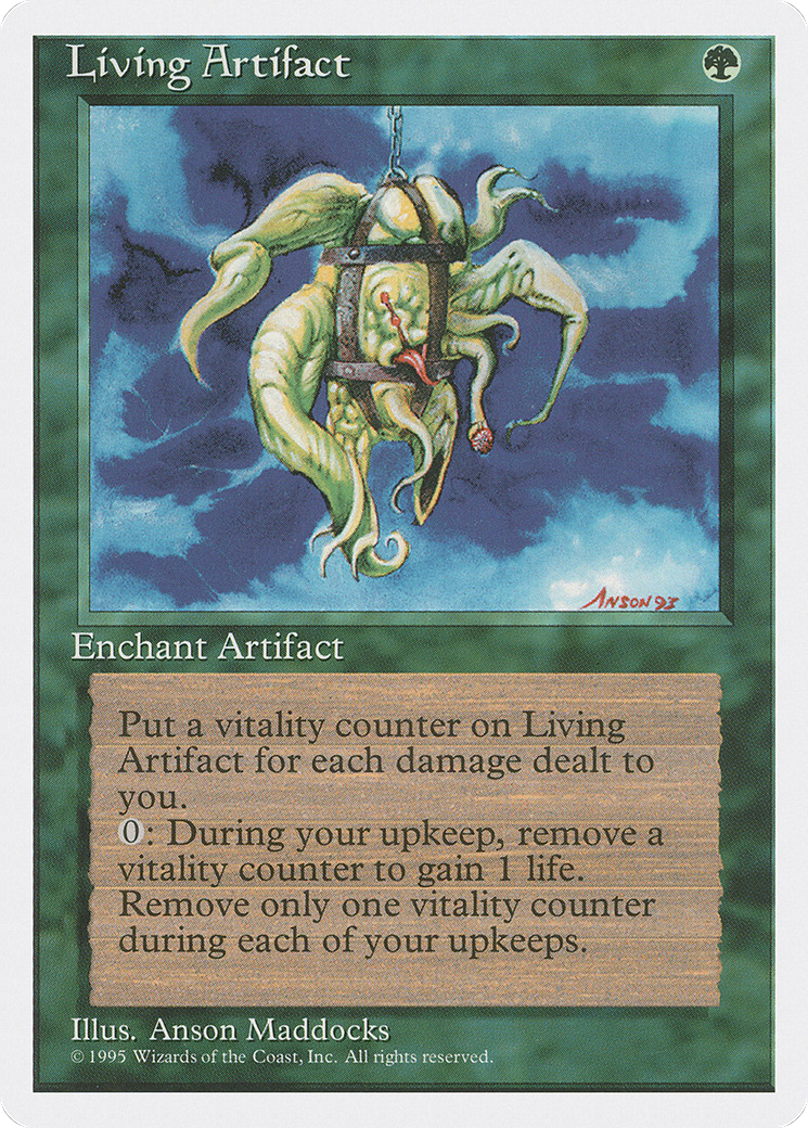 Living Artifact (4ED-259) [Fourth Edition] MTG Single Wizards of the Coast