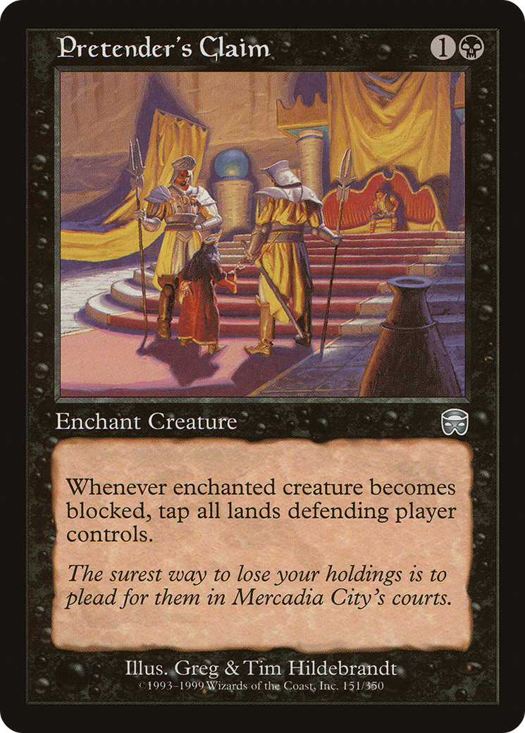 Pretender's Claim (MMQ-151) [Mercadian Masques] MTG Single Wizards of the Coast