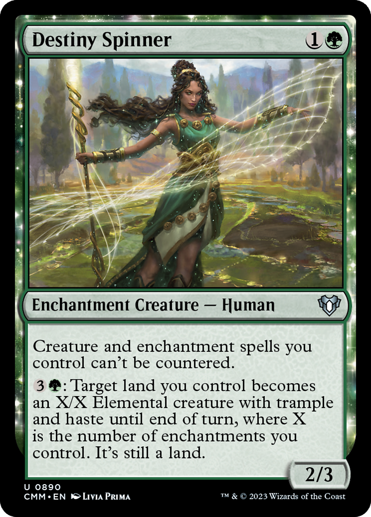 Destiny Spinner (CMM-890) [Commander Masters] MTG Single Wizards of the Coast